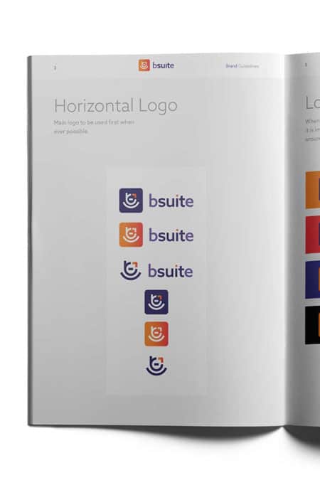 logo brand guide for be suite