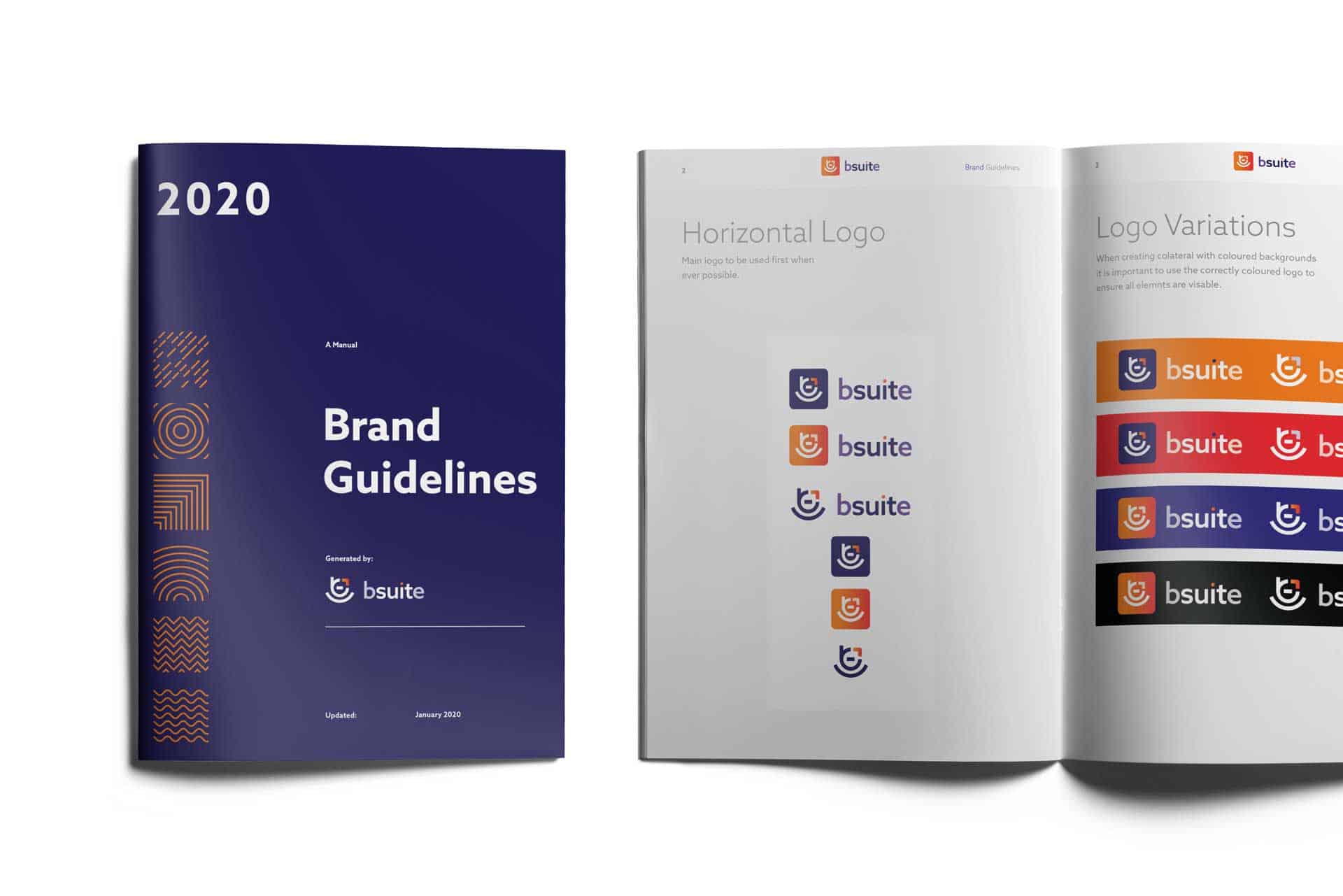 brand guide booklet design
